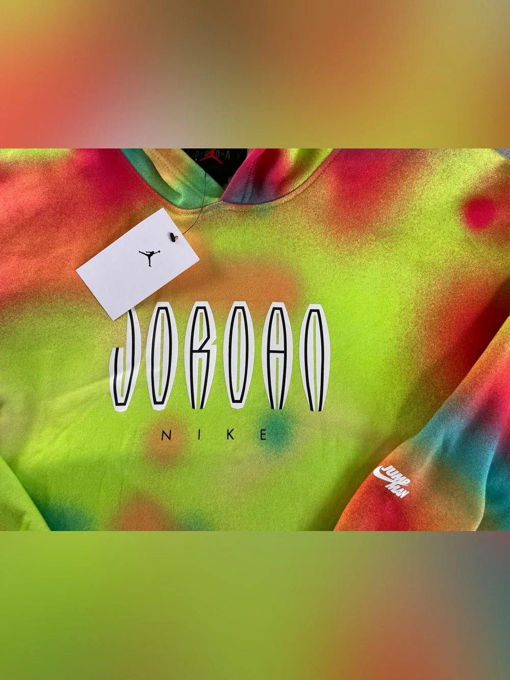 NIKE JORDAN FLIGHT MVP PULLOVER SWEATSHIRT HOODIE MULTICOLOR DV4587 MENS XXL